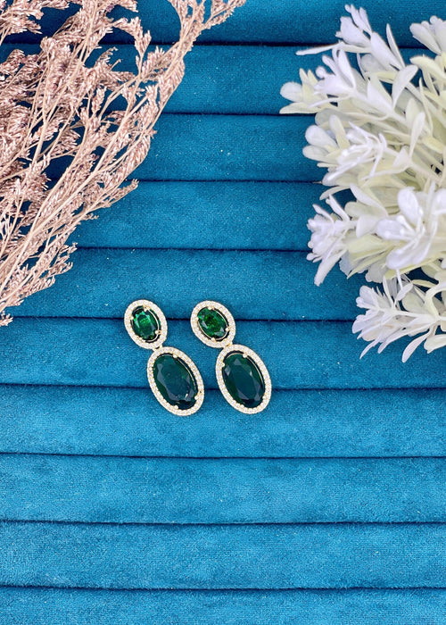 Shop the Zar Oval Drops from Zarosh Jewel