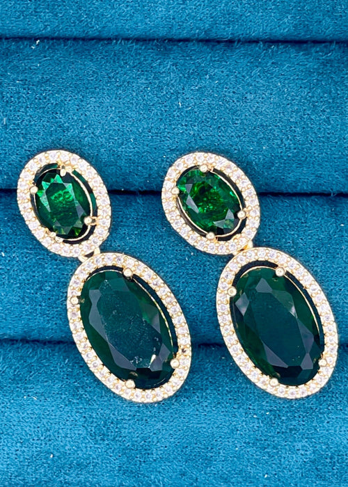 Shop the Zar Oval Drops from Zarosh Jewel
