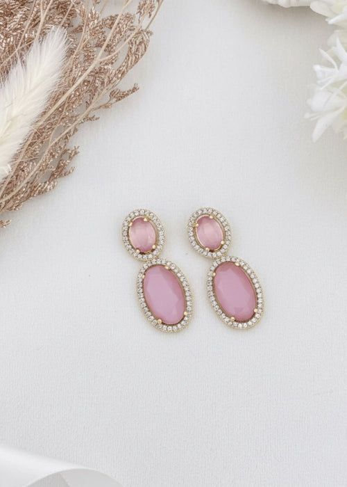 Shop the Zar Oval Drops from Zarosh Jewel