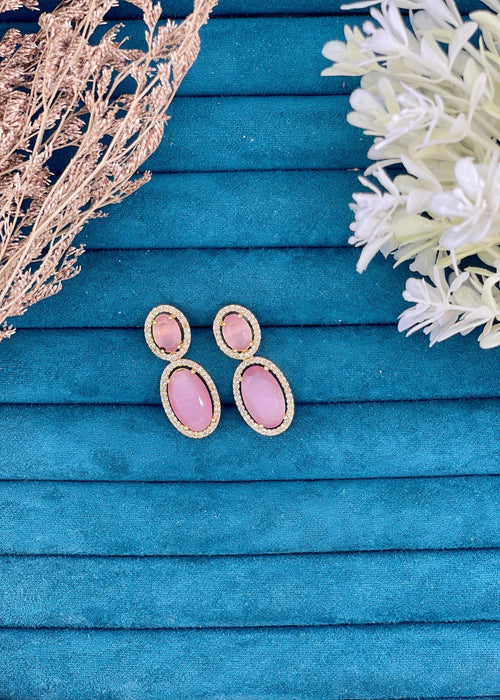 Shop the Zar Oval Drops from Zarosh Jewel