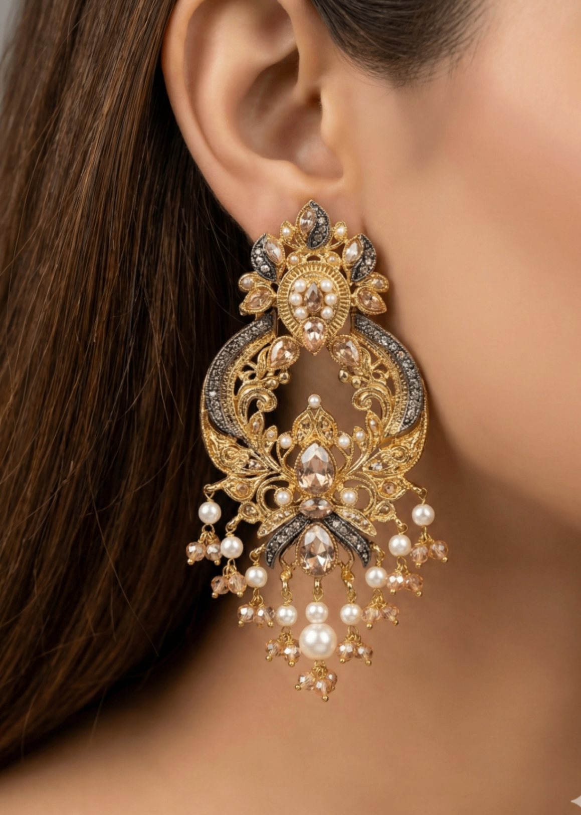 Shop the Zara Statement Earrings from Zarosh Jewel