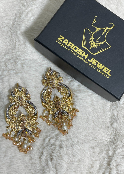 Shop the Zara Statement Earrings from Zarosh Jewel