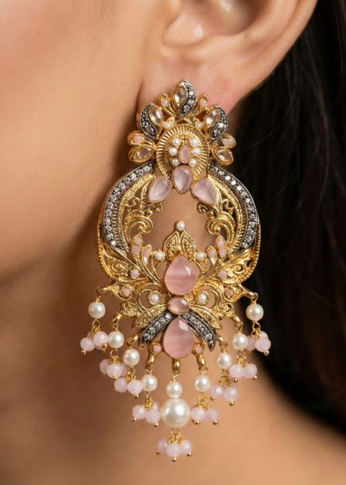 Shop the Zara Statement Earrings from Zarosh Jewel
