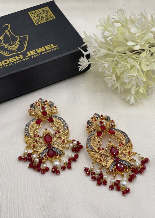 Shop the Zara Statement Earrings from Zarosh Jewel