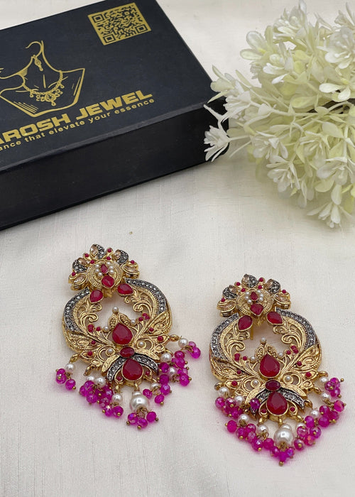 Shop the Zara Statement Earrings from Zarosh Jewel