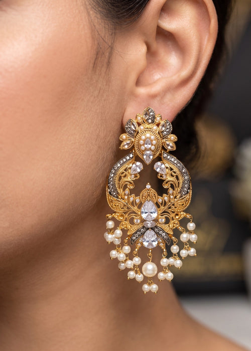 Shop the Zara Statement Earrings from Zarosh Jewel
