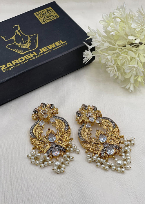 Shop the Zara Statement Earrings from Zarosh Jewel