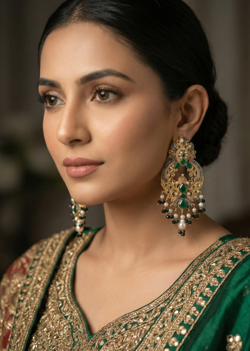 Shop the Zara Statement Earrings from Zarosh Jewel
