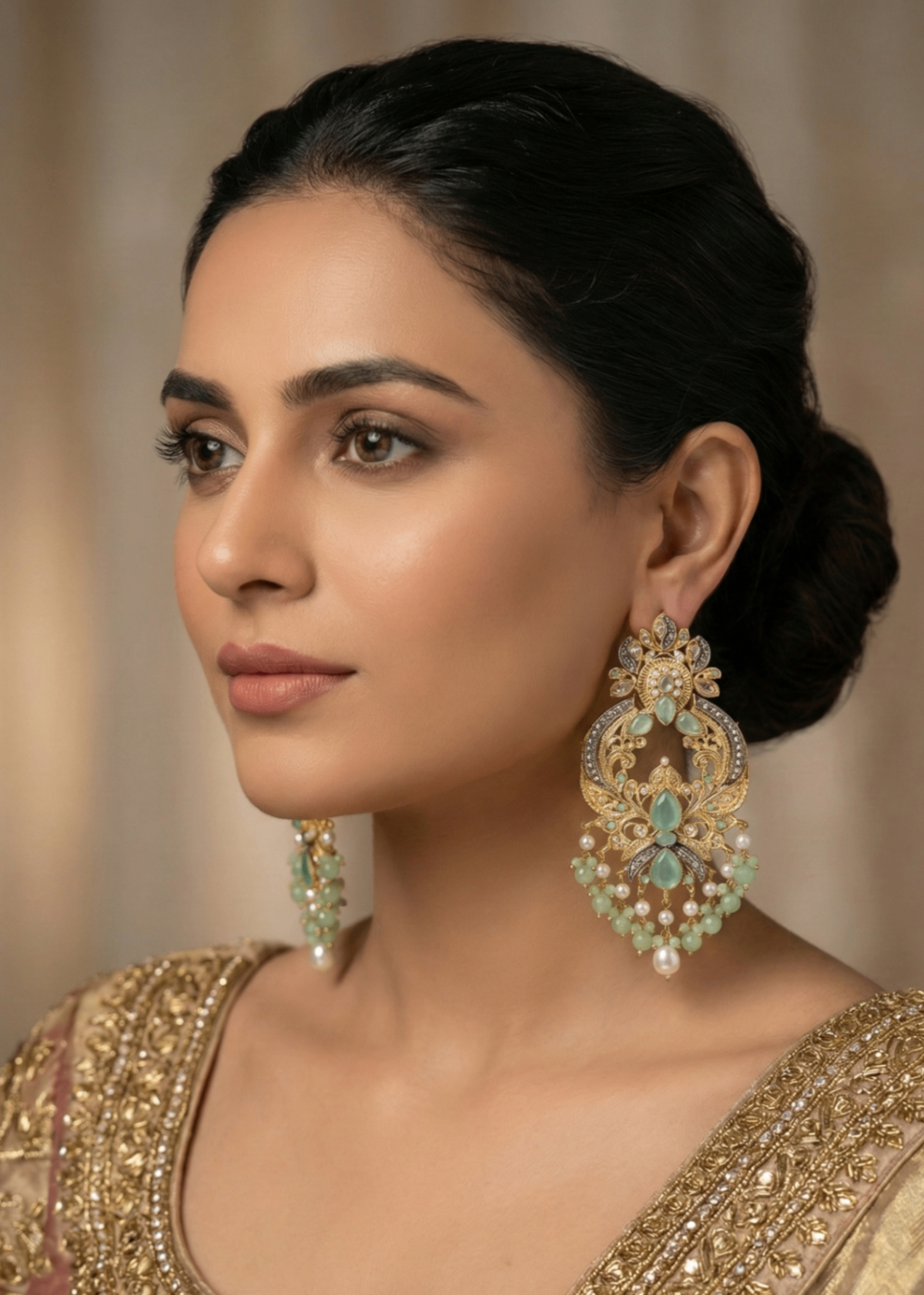 Shop the Zara Statement Earrings from Zarosh Jewel