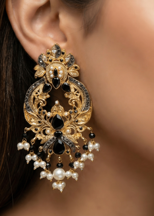 Shop the Zara Statement Earrings from Zarosh Jewel
