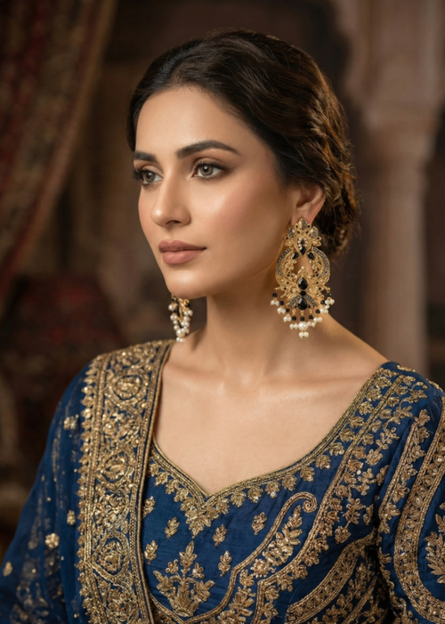 Shop the Zara Statement Earrings from Zarosh Jewel