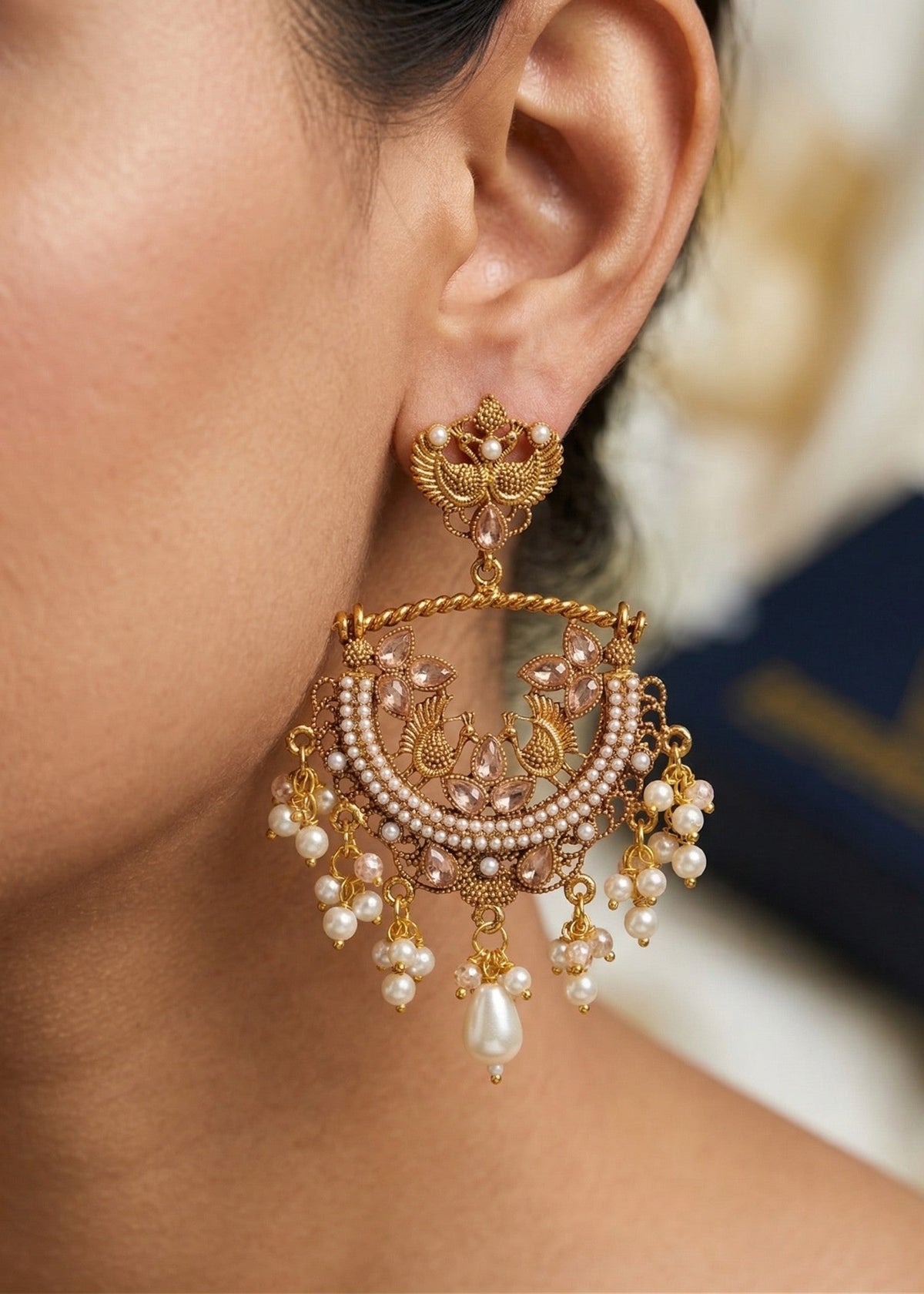 Zarkash Jhumkey by Zarosh Jewel