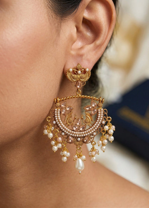 Zarkash Jhumkey by Zarosh Jewel