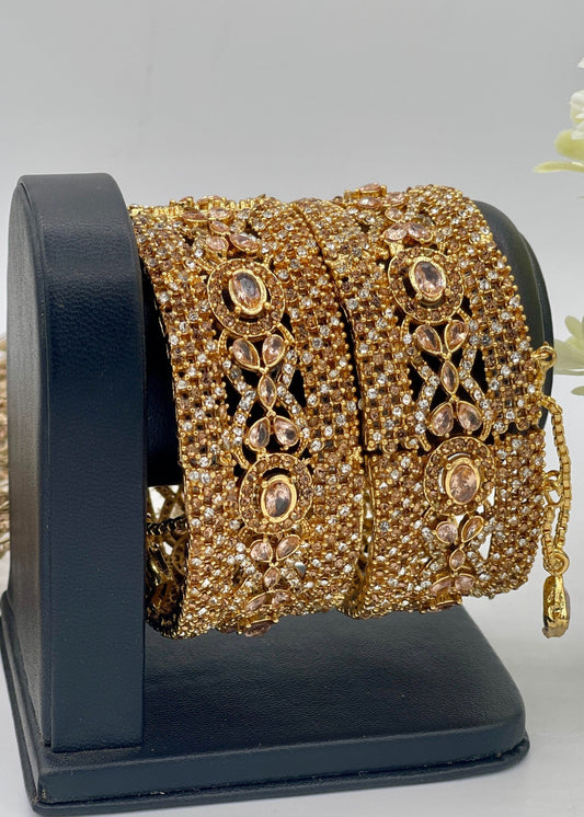 Shop the Zarlish Royal Bangles Openable from Zarosh Jewel