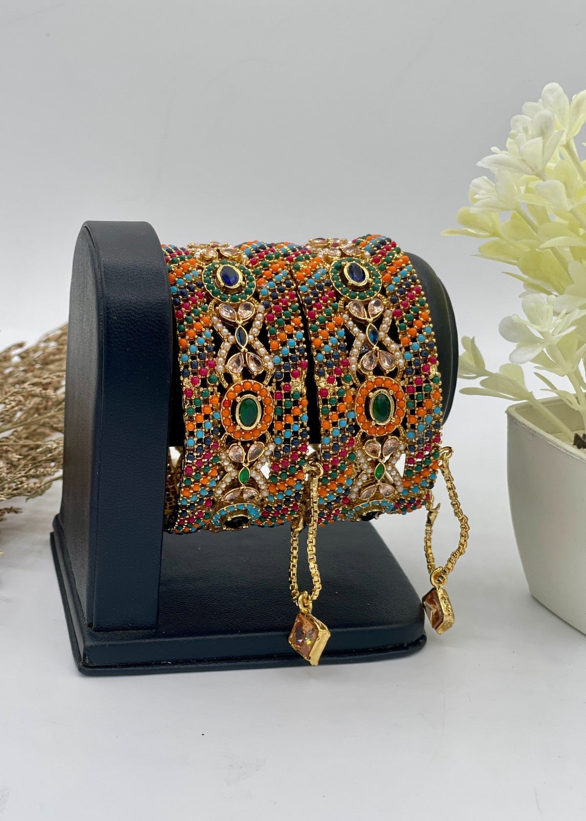 Shop the Zarlish Royal Bangles Openable from Zarosh Jewel