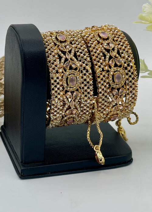 Shop the Zarlish Royal Bangles Openable from Zarosh Jewel