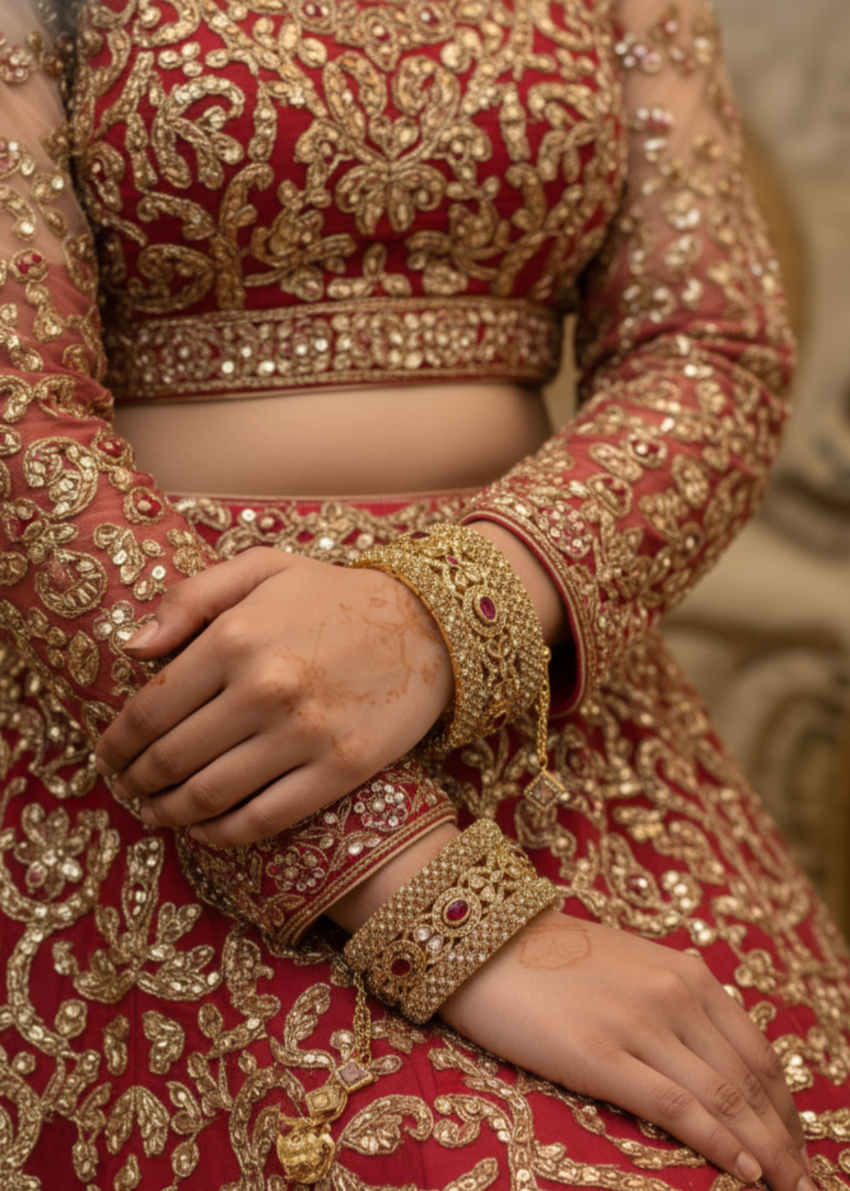 Shop the Zarlish Royal Bangles Openable from Zarosh Jewel