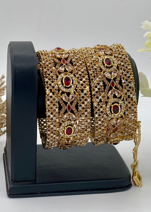 Shop the Zarlish Royal Bangles Openable from Zarosh Jewel