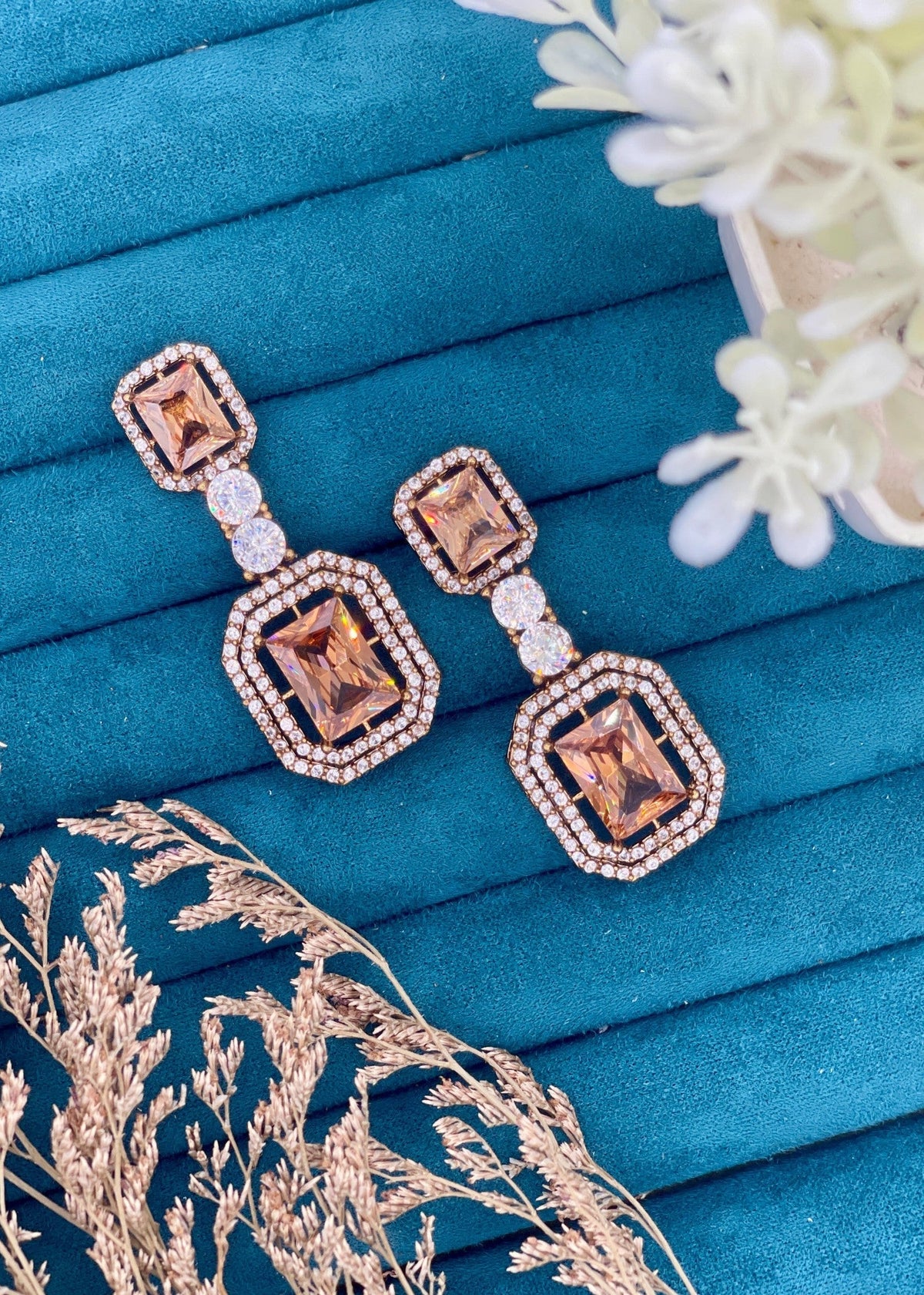 Shop the Zarmin Noir Luxe Earrings from Zarosh Jewel