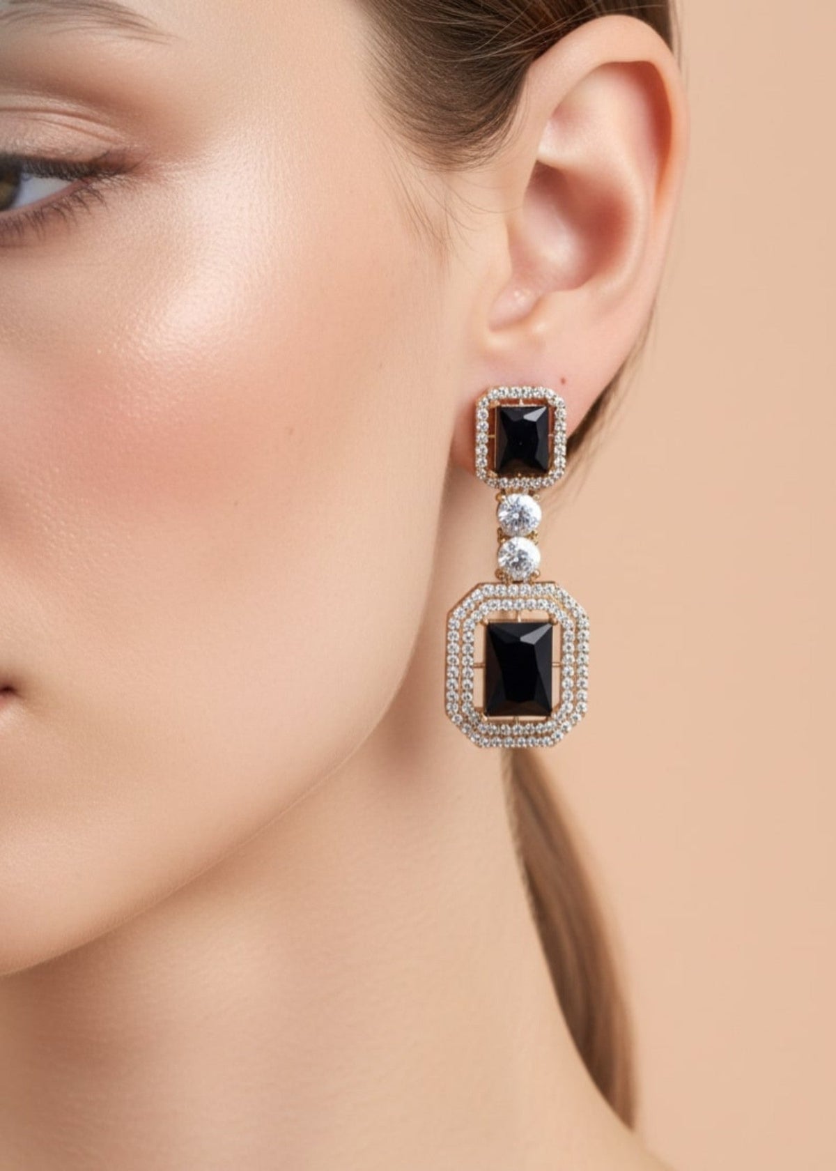 Shop the Zarmin Noir Luxe Earrings from Zarosh Jewel