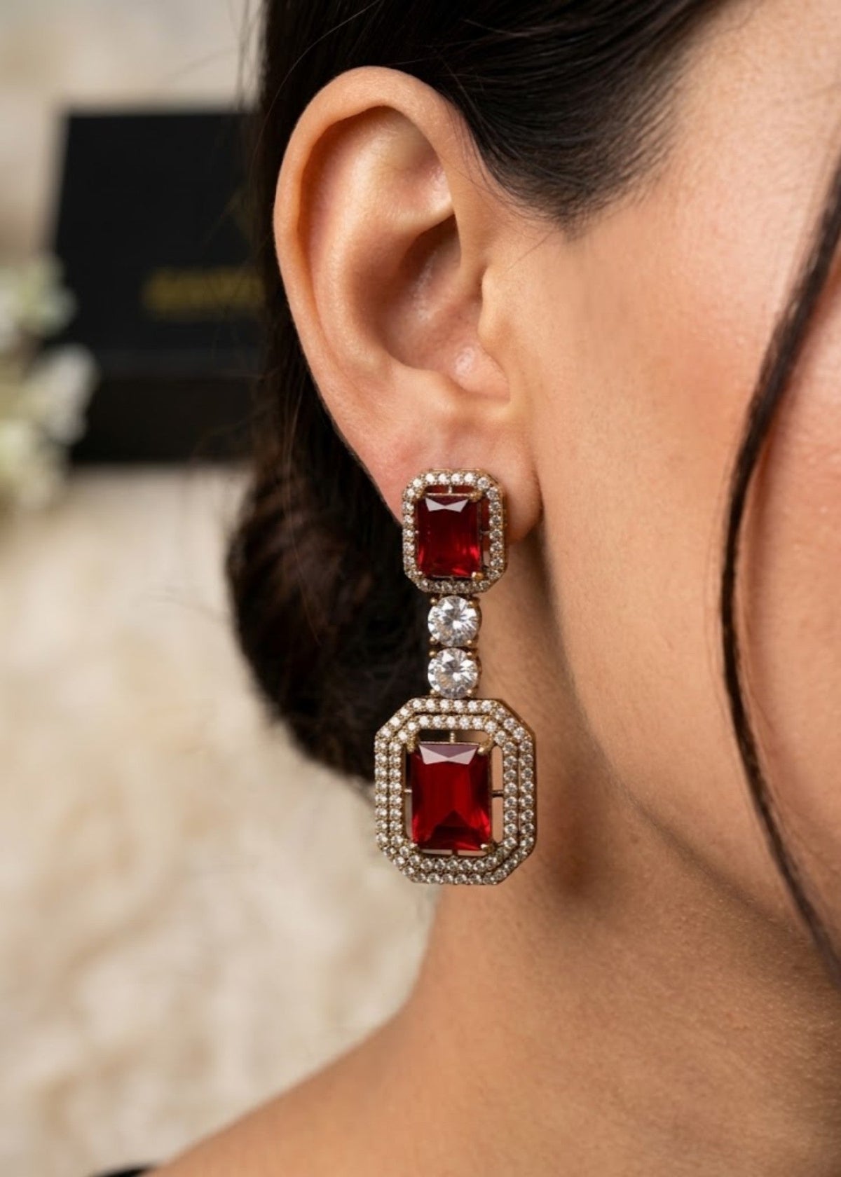 Shop the Zarmin Noir Luxe Earrings from Zarosh Jewel