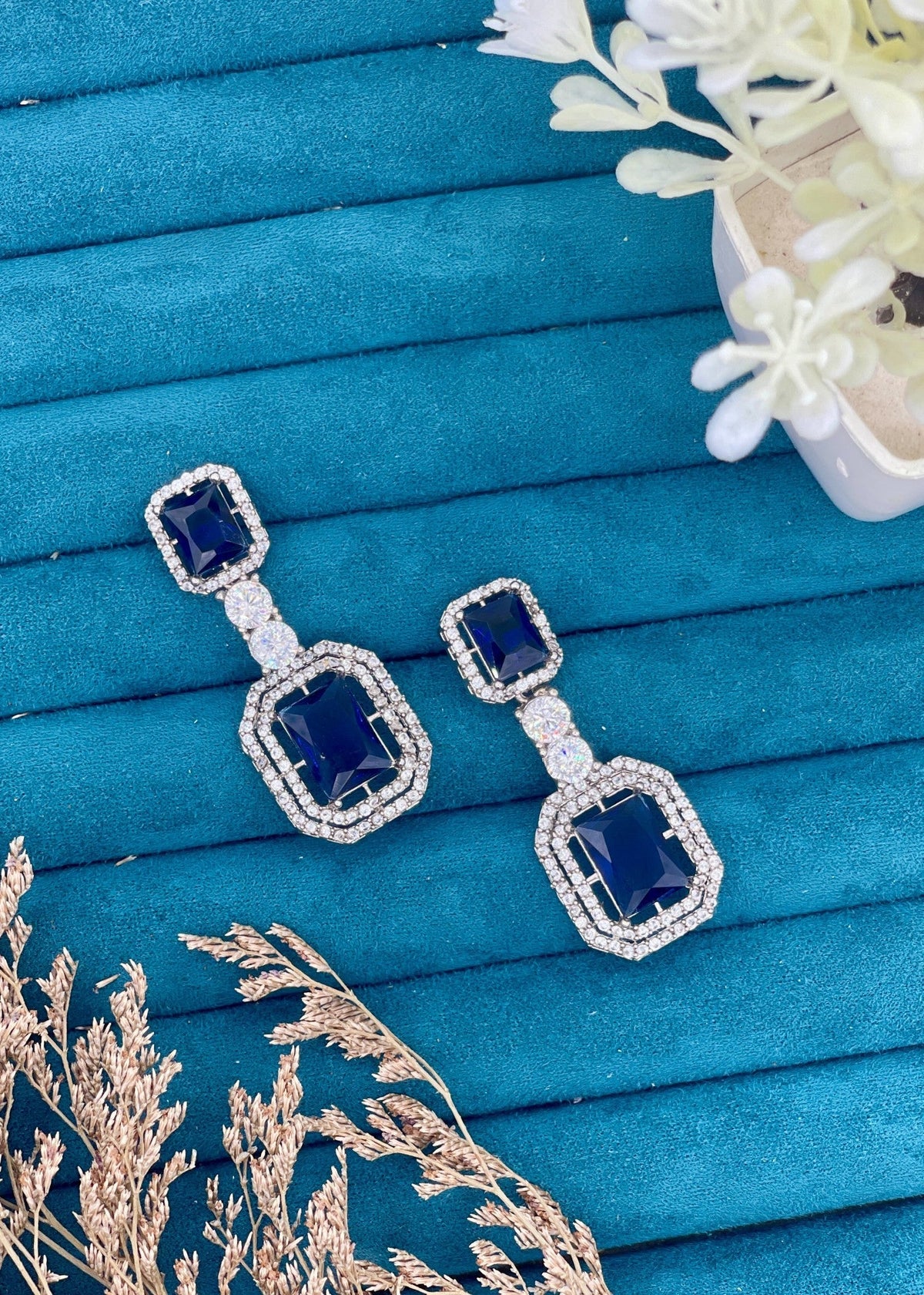 Shop the Zarmin Royal Crystal Earrings from Zarosh Jewel