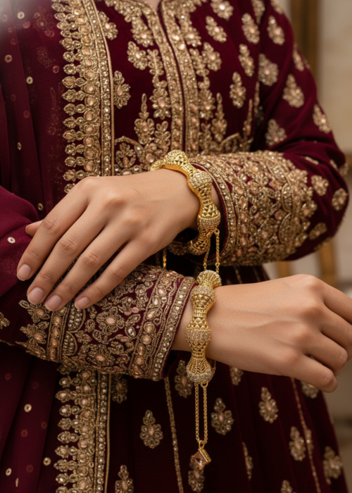 Shop the Zarmina Bangles Openable from Zarosh Jewel