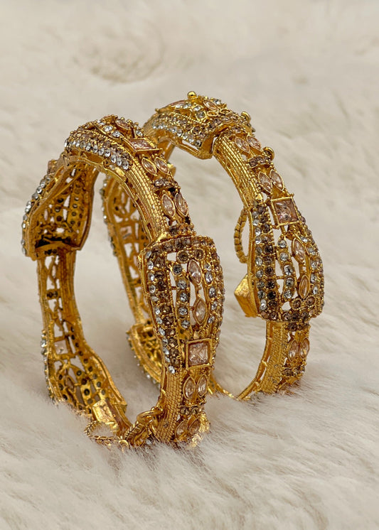 Shop the Zayna Openable Bangles from Zarosh Jewel
