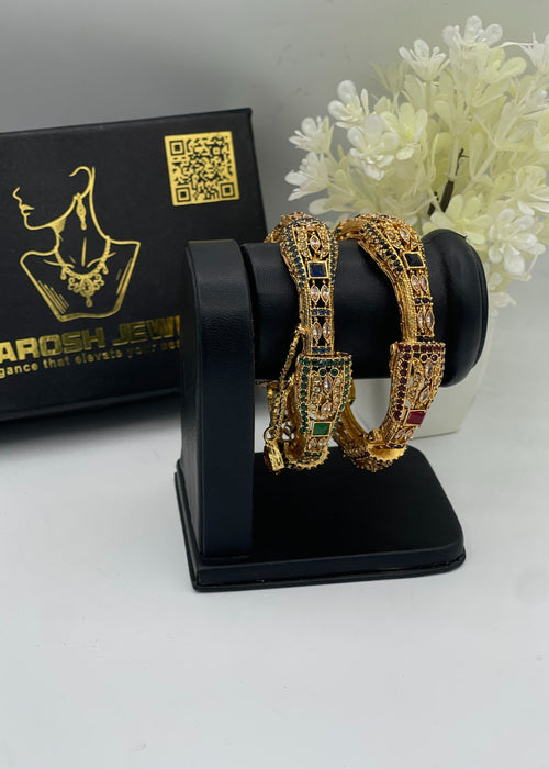 Shop the Zayna Openable Bangles from Zarosh Jewel