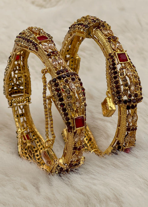 Shop the Zayna Openable Bangles from Zarosh Jewel