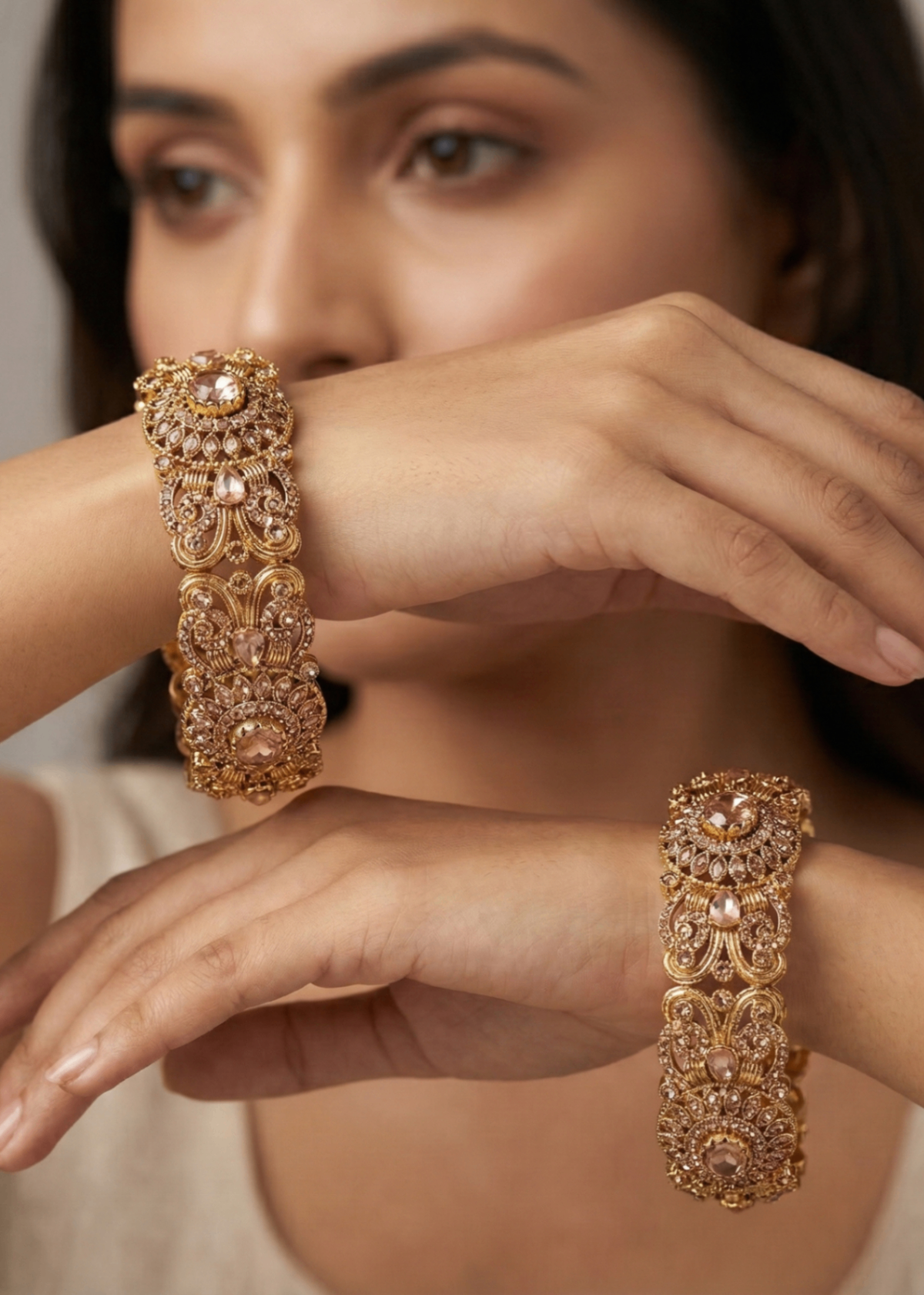 Shop the Zeb Openable Bangles from Zarosh Jewel