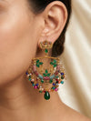 Zeenat Peacock Jhumka Earrings