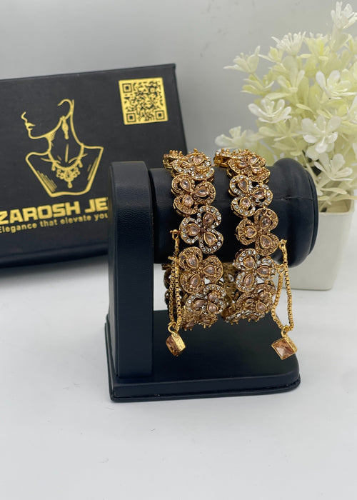 Shop the Zimal Openable Bangles from Zarosh Jewel