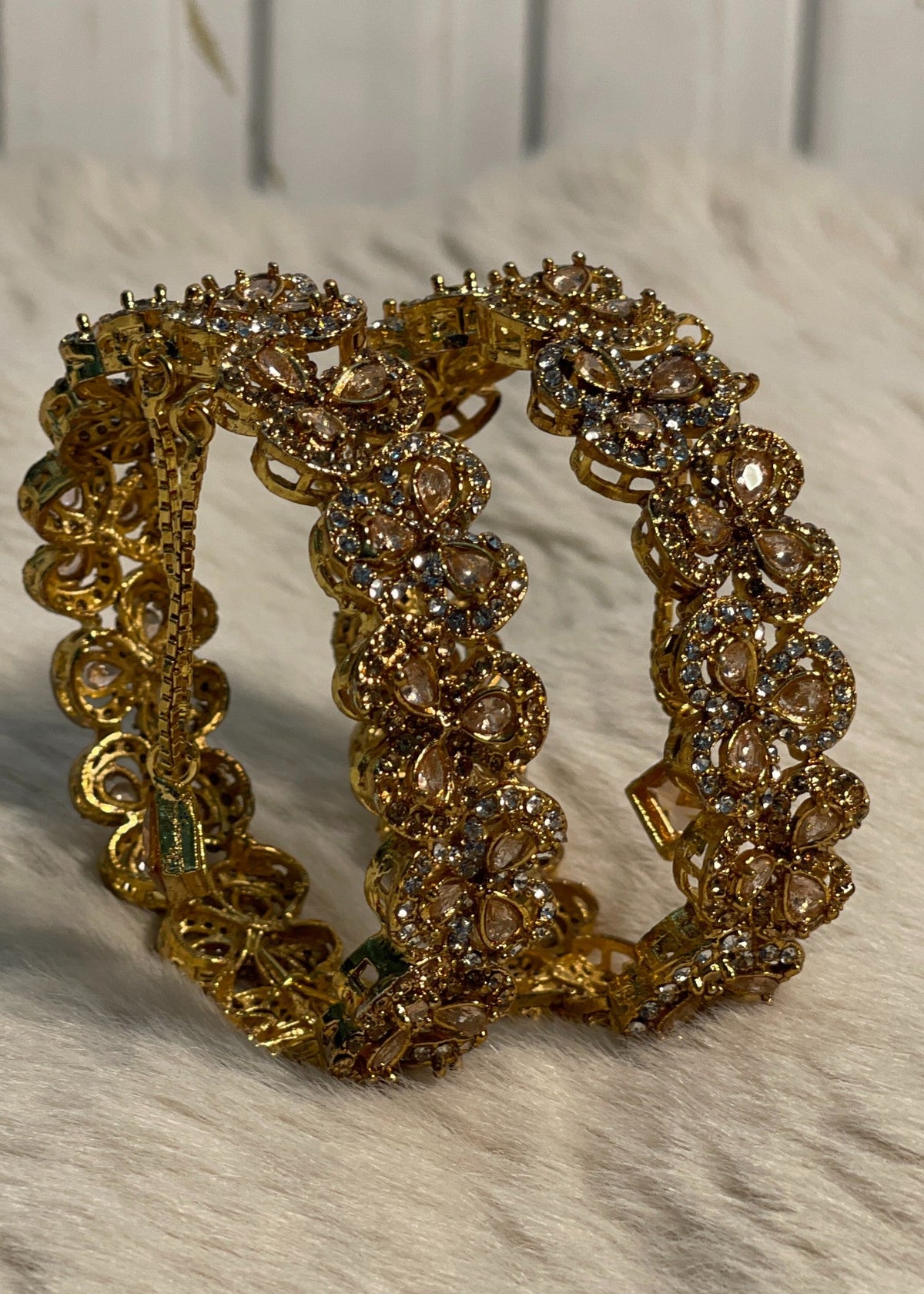 Shop the Zimal Openable Bangles from Zarosh Jewel