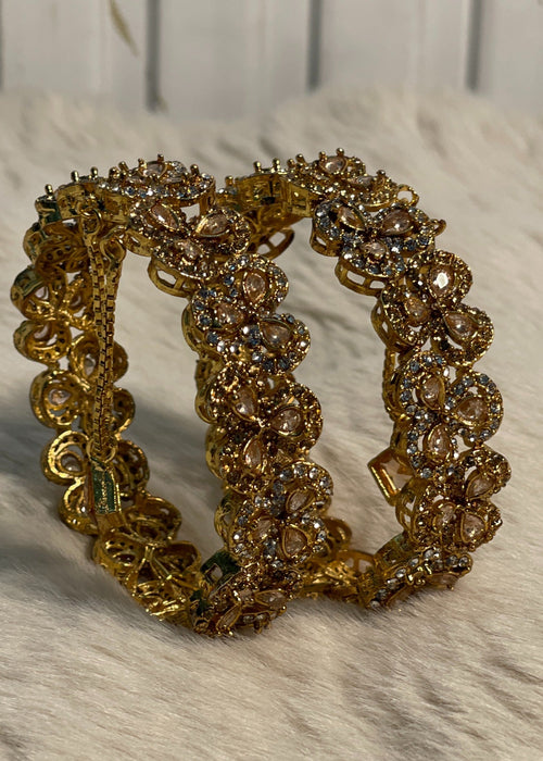 Shop the Zimal Openable Bangles from Zarosh Jewel
