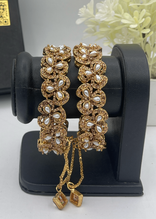 Shop the Zimal Openable Bangles from Zarosh Jewel