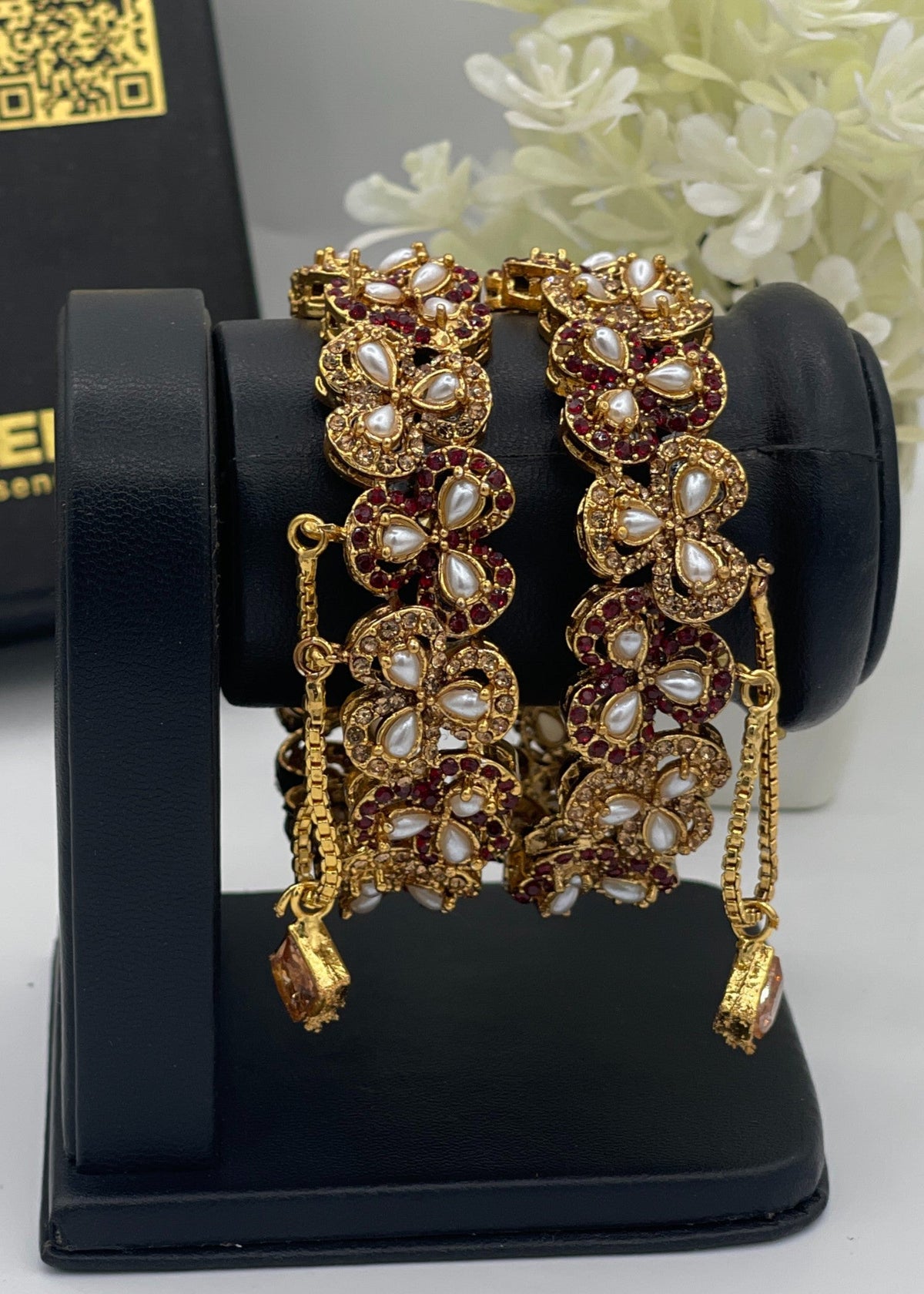 Shop the Zimal Openable Bangles from Zarosh Jewel