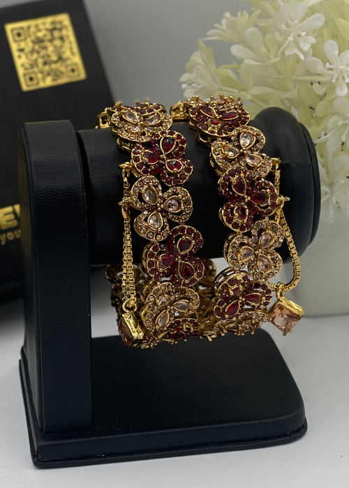 Shop the Zimal Openable Bangles from Zarosh Jewel