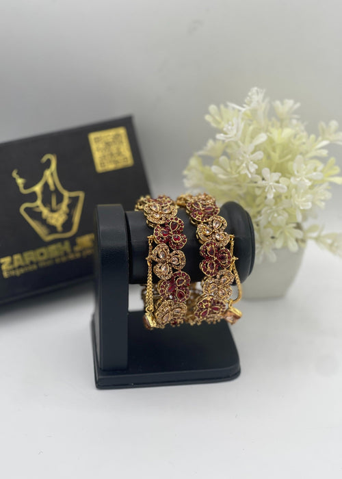 Shop the Zimal Openable Bangles from Zarosh Jewel