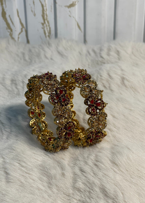Shop the Zimal Openable Bangles from Zarosh Jewel