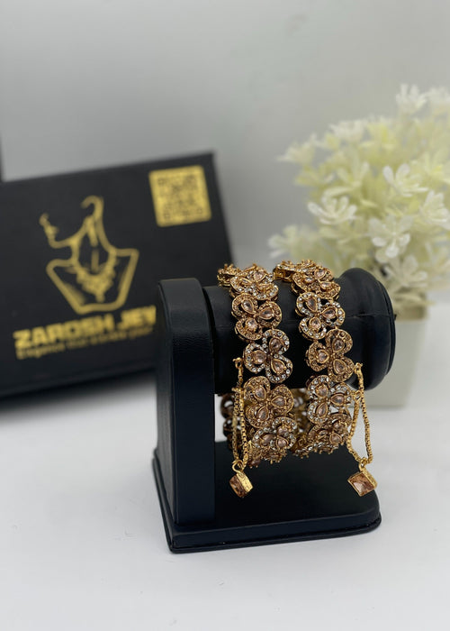 Shop the Zimal Openable Bangles from Zarosh Jewel