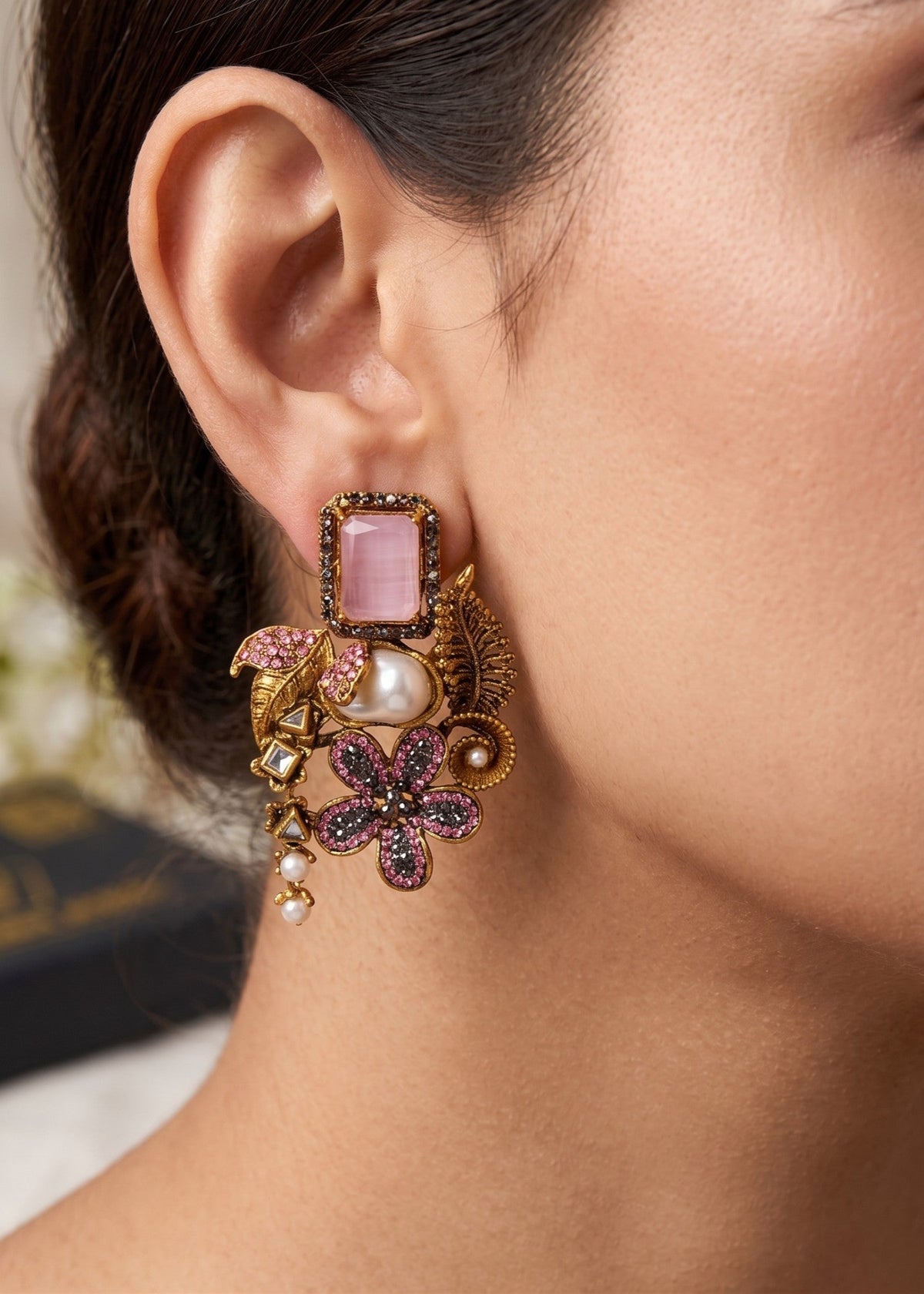 Shop the Ziva Heritage Earring from Zarosh Jewel