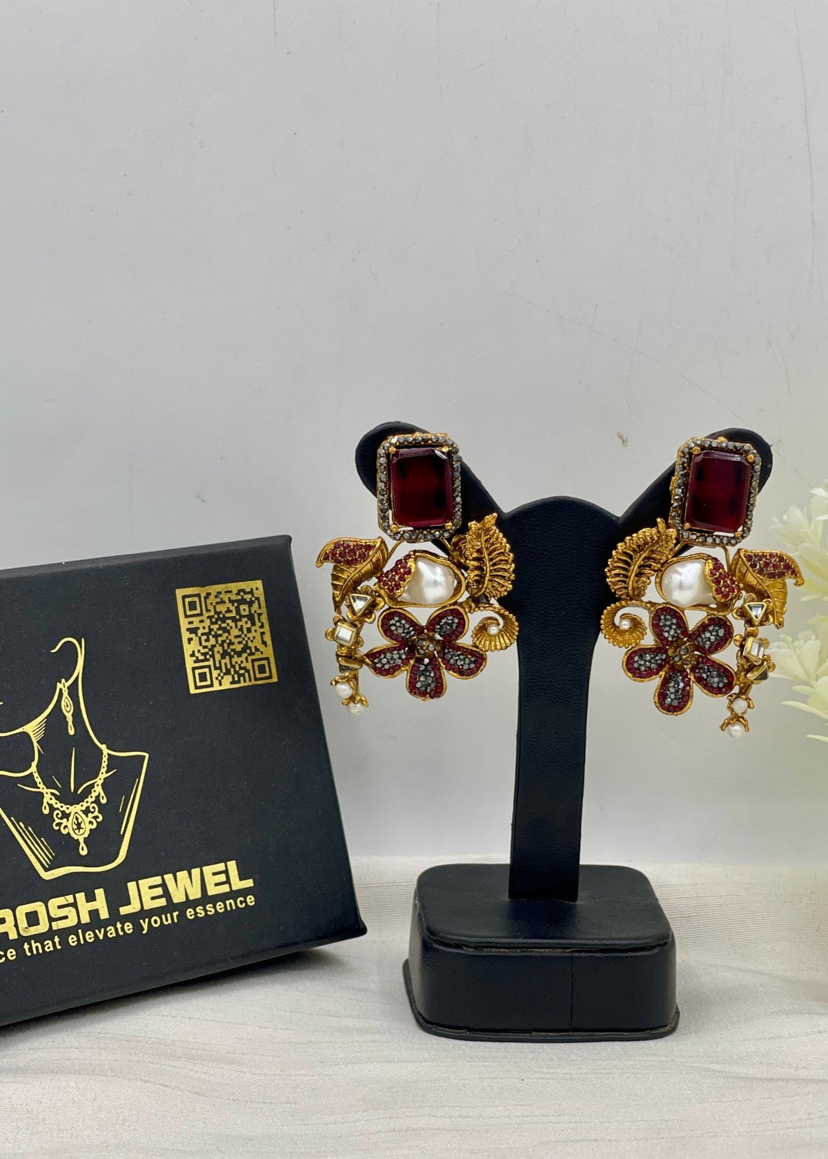 Shop the Ziva Heritage Earring from Zarosh Jewel
