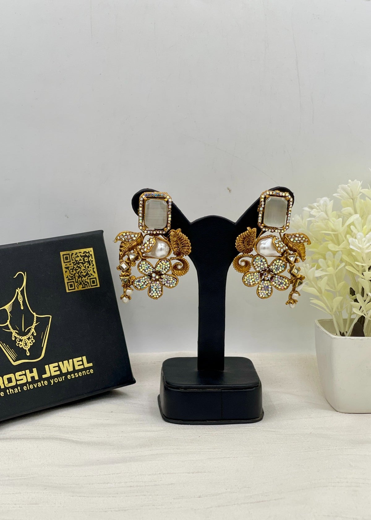 Shop the Ziva Heritage Earring from Zarosh Jewel