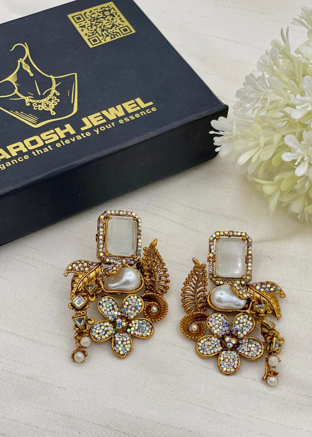 Shop the Ziva Heritage Earring from Zarosh Jewel