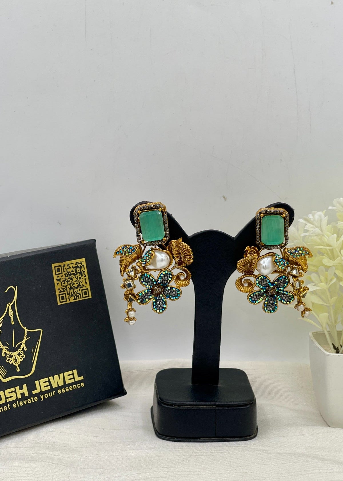 Shop the Ziva Heritage Earring from Zarosh Jewel