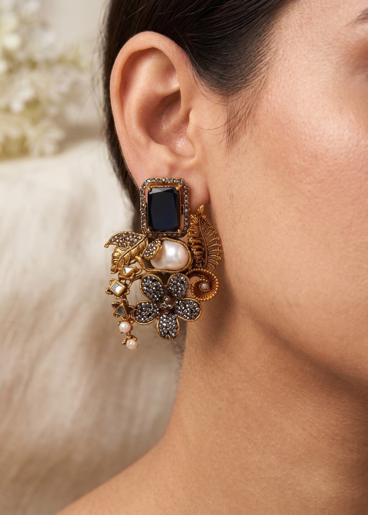 Shop the Ziva Heritage Earring from Zarosh Jewel