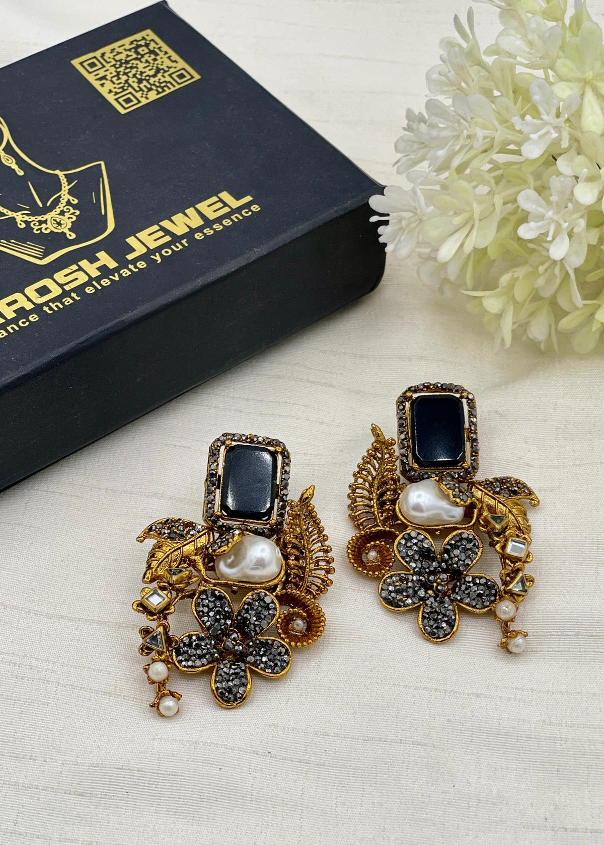 Shop the Ziva Heritage Earring from Zarosh Jewel