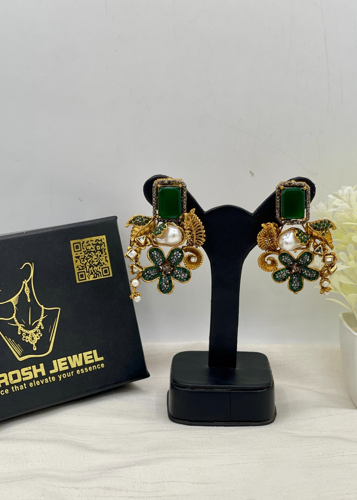 Shop the Ziva Heritage Earring from Zarosh Jewel