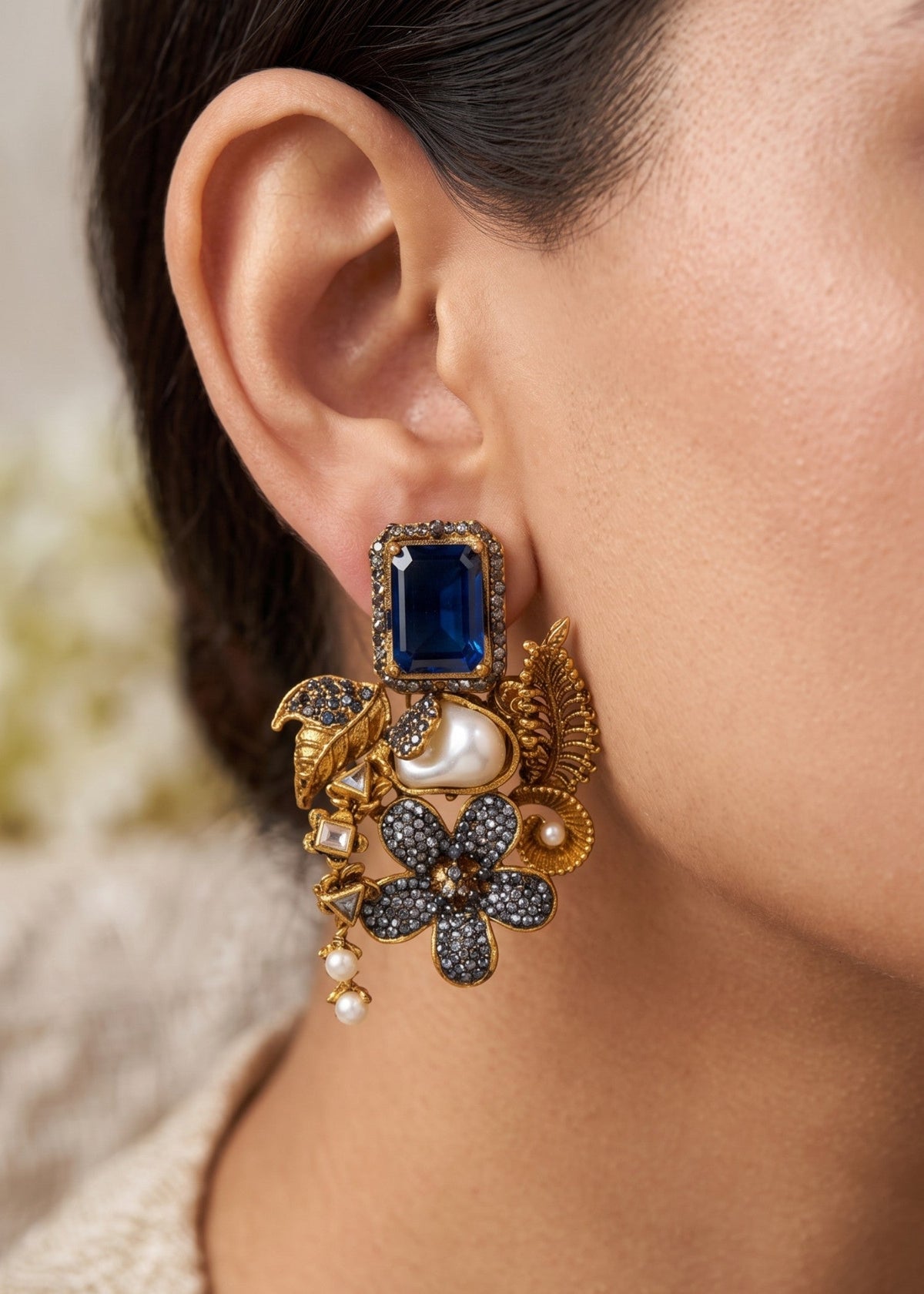 Shop the Ziva Heritage Earring from Zarosh Jewel